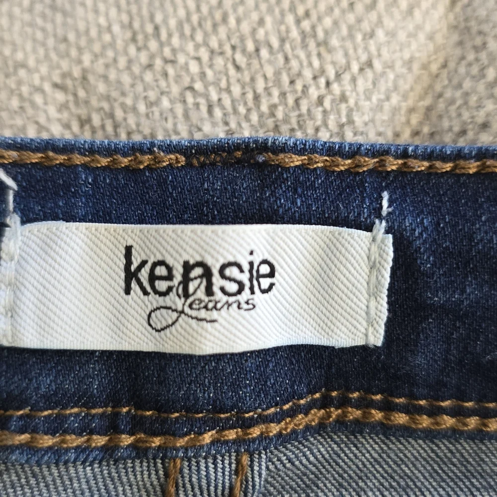 Classic Navy Distressed Skinny Jeans - Picture 3 of 16